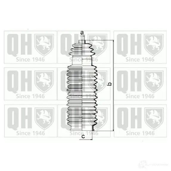 Пыльник рулевой рейки QUINTON HAZELL 5016593491175 qg1186 3B40 BN 673849 - Изображение 1