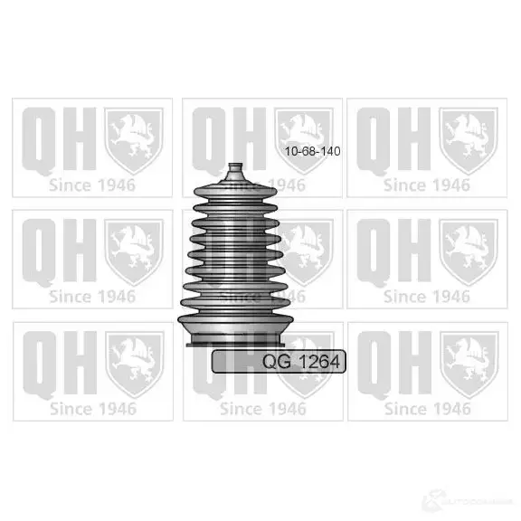 Пыльник рулевой рейки QUINTON HAZELL qg1264 4011934001588 9LMM M 673908