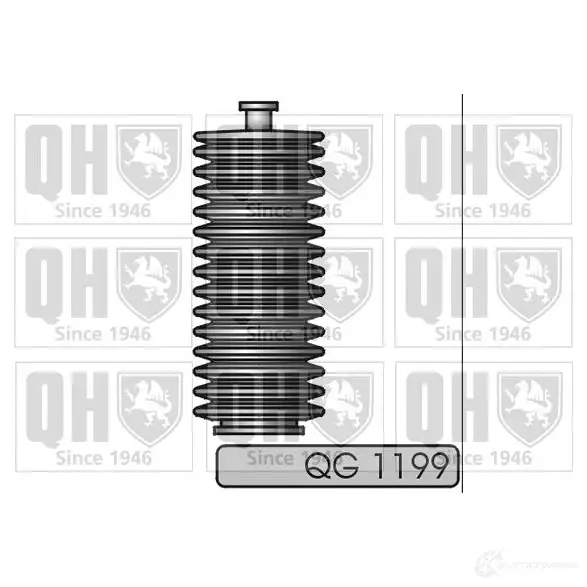 Пыльник рулевой рейки QUINTON HAZELL 6L E18 4011934001021 qg1199 673860 изображение 0