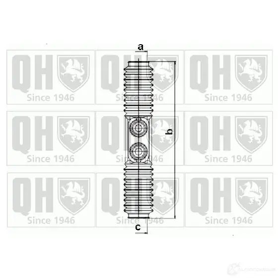 Пыльник рулевой рейки QUINTON HAZELL 673847 qg1184 22M4 XR 4011934000888