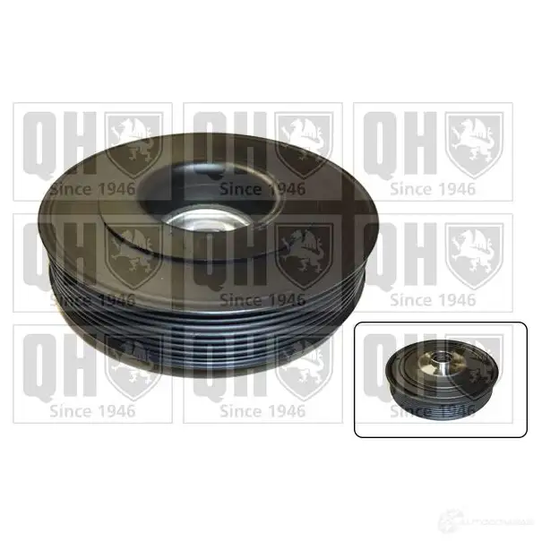 Шкив коленвала QUINTON HAZELL 664137 qcd55 IFI RK3X 5050438143492