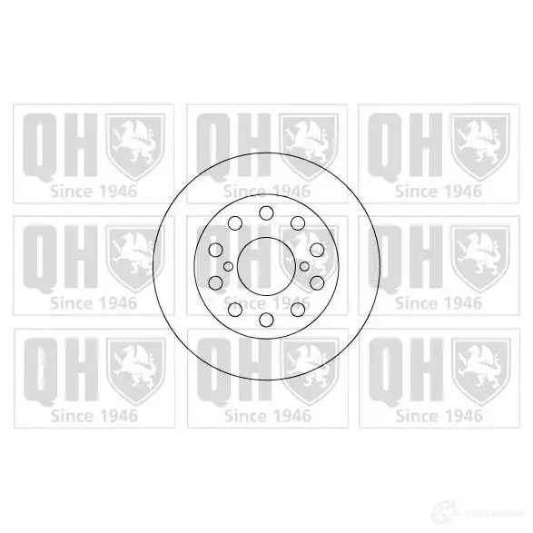 Тормозной диск QUINTON HAZELL bdc5077 647069 BD C5077P 23TJOH