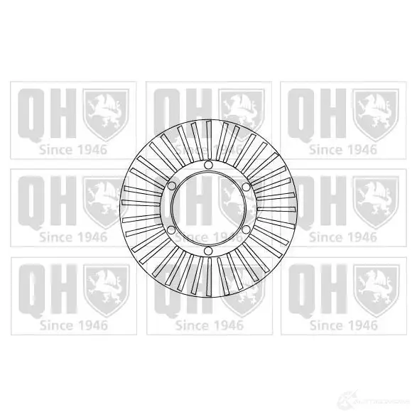 Тормозной диск QUINTON HAZELL bdc4718 BUPU7 BDC 4718P 646861