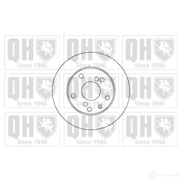 Тормозной диск QUINTON HAZELL 51Q3T BDC500 7P bdc5007 647029 изображение 0