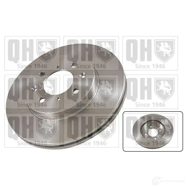 Тормозной диск QUINTON HAZELL QW2UY BDC56 80P bdc5680 647551 изображение 2