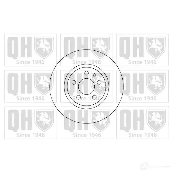 Тормозной диск QUINTON HAZELL bdc4801 BDC4 801P 5LP1MQ 646924