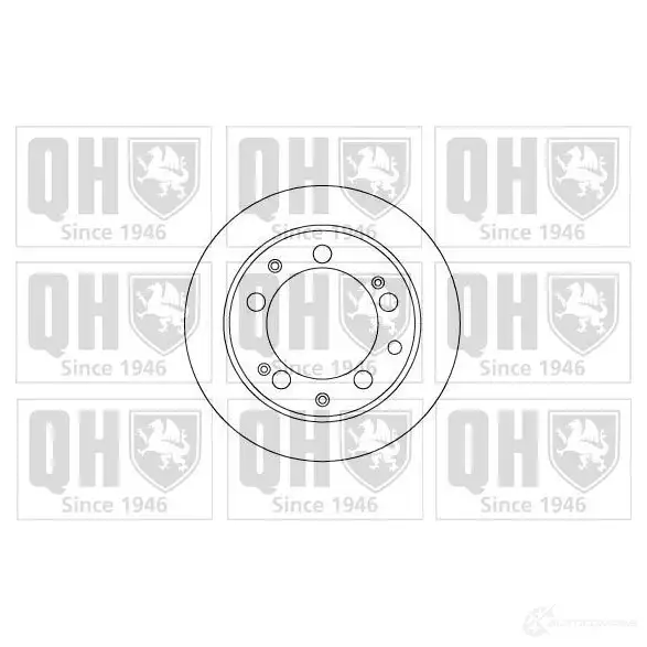 Тормозной диск QUINTON HAZELL 646942 GB4EU0L bdc4827 BDC 4827P