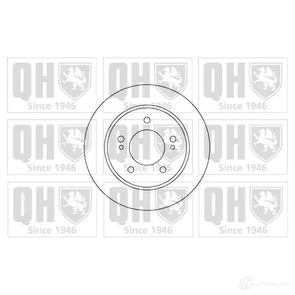 Тормозной диск QUINTON HAZELL G3ZC2R B DC4935P 646991 bdc4935