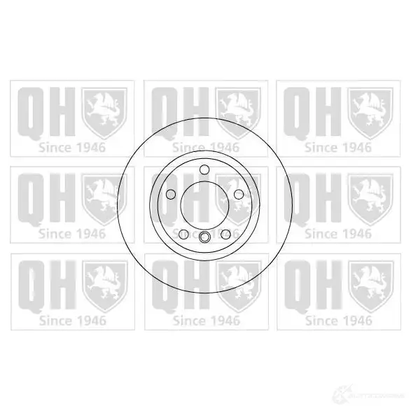 Тормозной диск QUINTON HAZELL 646747 BDC4549 P bdc4549 L7E5M