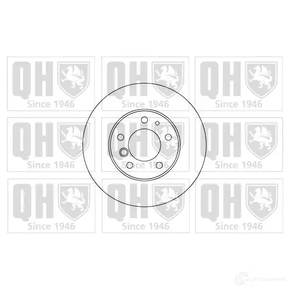 Тормозной диск QUINTON HAZELL BDC4522 P NZCQSM9 646728 bdc4522