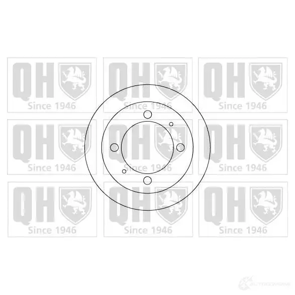 Тормозной диск QUINTON HAZELL BDC41 07P 4PE449 646595 bdc4107