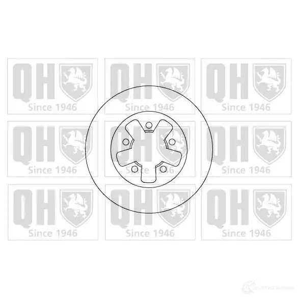 Тормозной диск QUINTON HAZELL 646596 bdc4118 BDC4118 P LINASYN