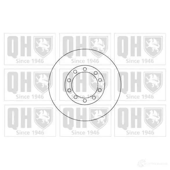Тормозной диск QUINTON HAZELL 646846 QEGBSV bdc4690 BDC46 90P