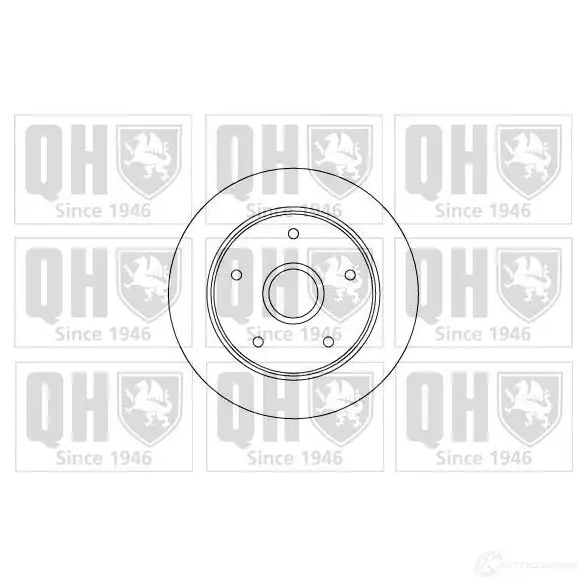 Тормозной диск QUINTON HAZELL 646770 N8EYHB bdc4590 BDC459 0P