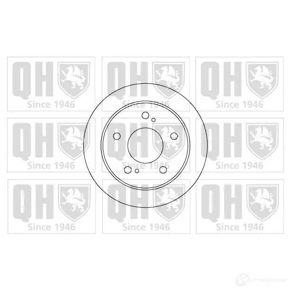 Тормозной диск QUINTON HAZELL BDC 4859P bdc4859 646964 EB19SU4