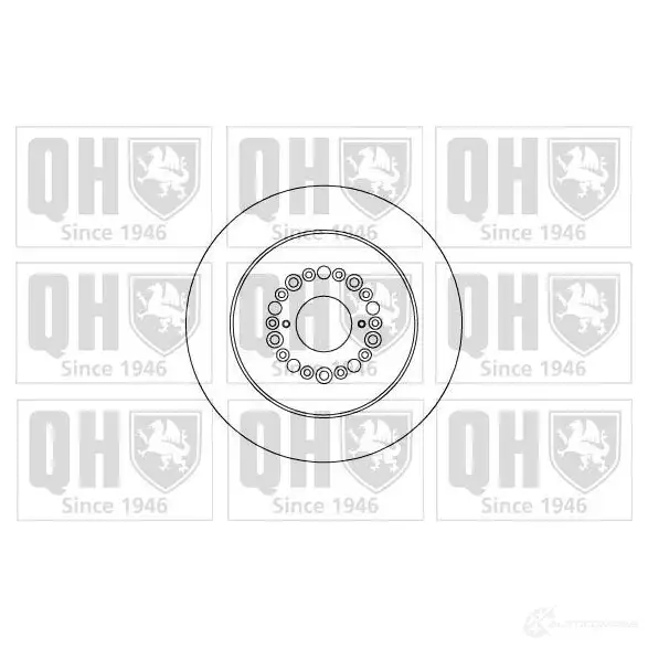 Тормозной диск QUINTON HAZELL IERPCI 646708 bdc4421 B DC4421P