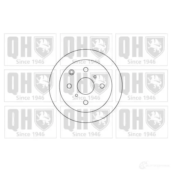 Тормозной диск QUINTON HAZELL 8ZRPDVT 646553 bdc3904 BD C3904P