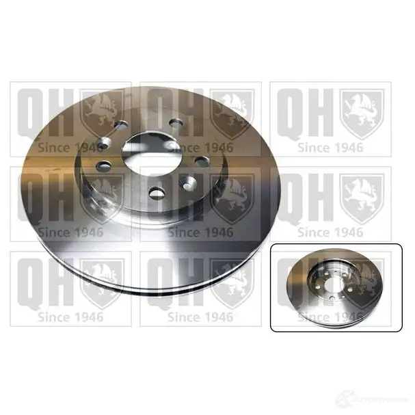 Тормозной диск QUINTON HAZELL bdc6156 1437963915 4 TX6M изображение 0