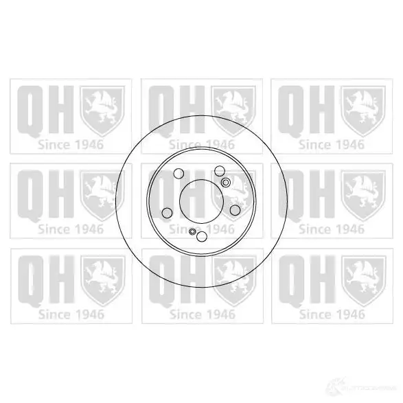 Тормозной диск QUINTON HAZELL 647053 B DC5057P bdc5057 9SR4TYS