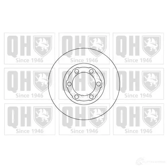 Тормозной диск QUINTON HAZELL QD85KCJ 646650 bdc4354 BD C4354P
