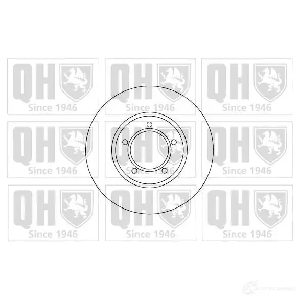 Тормозной диск QUINTON HAZELL bdc3136 646141 46J2I B DC3136P