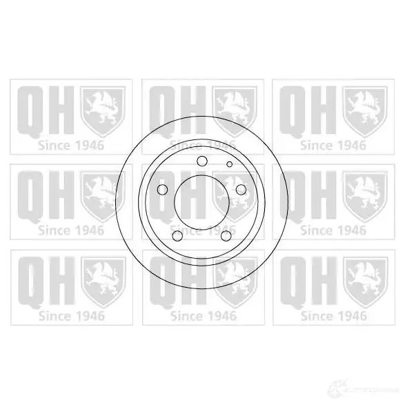 Тормозной диск QUINTON HAZELL BDC 4874P 646967 W3LELGF bdc4874