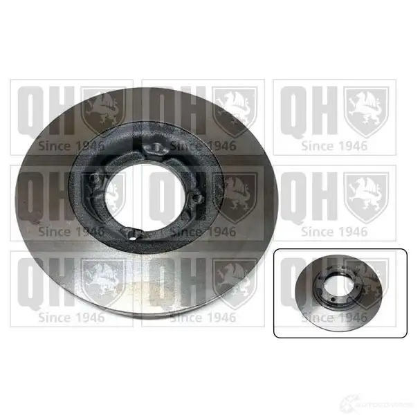 Тормозной диск QUINTON HAZELL BDC334 5P W7ADRAH 646220 bdc3345