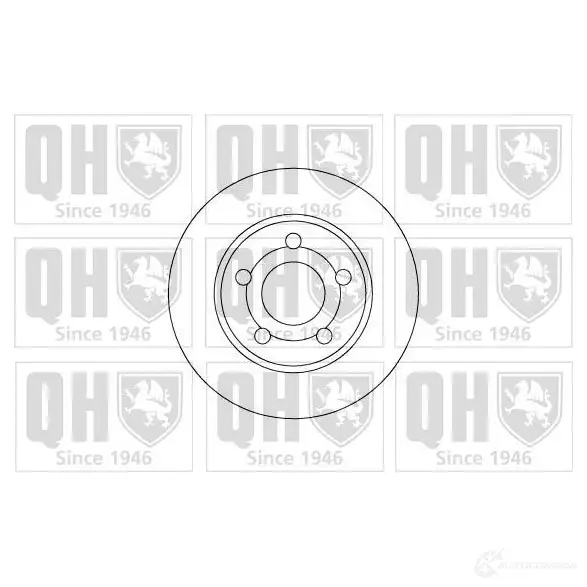 Тормозной диск QUINTON HAZELL bdc3316 C4Y7G8 646210 BDC3316 P