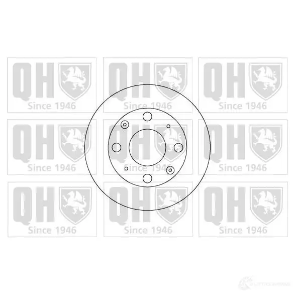 Тормозной диск QUINTON HAZELL 646242 T9SXYTL BDC 3385P bdc3385