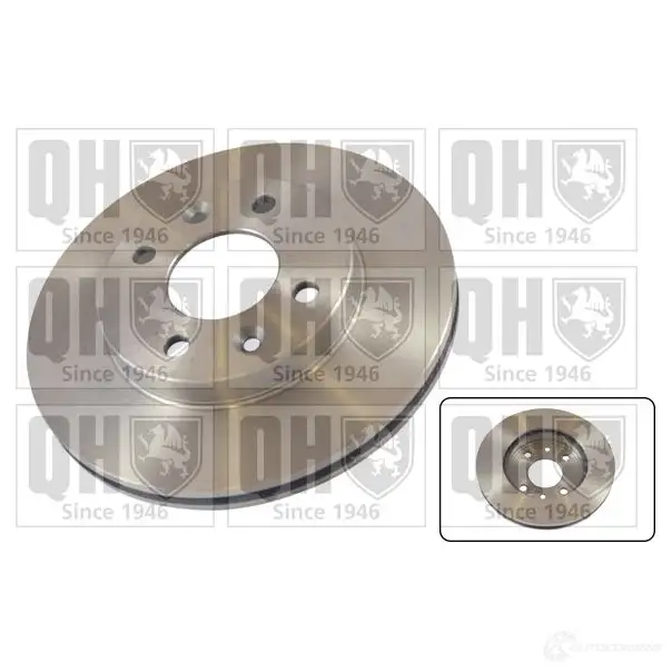 Тормозной диск QUINTON HAZELL BDC354 6P PKLBU 646325 bdc3546