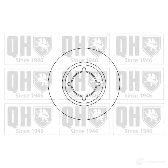 Тормозной диск QUINTON HAZELL 646238 I3DQD1Q BDC 3381P bdc3381