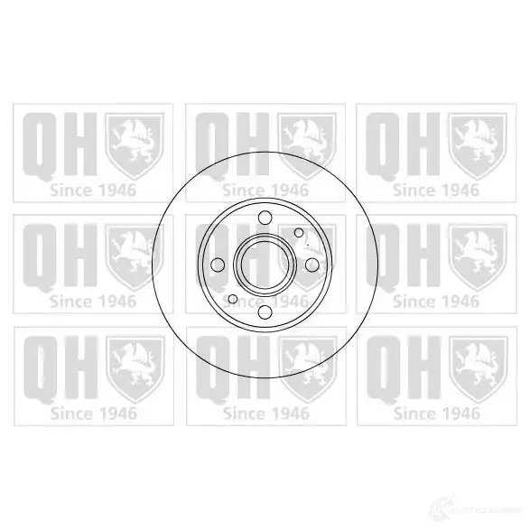 Тормозной диск QUINTON HAZELL B DC3110P J1SAI2 bdc3110 646127