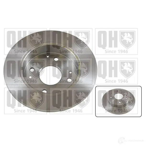 Тормозной диск QUINTON HAZELL bdc3784 B DC3784P F4CCO1L 646493 изображение 1