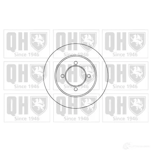 Тормозной диск QUINTON HAZELL BDC3 362P C5DZQDZ 646230 bdc3362