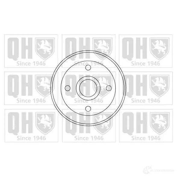 Тормозной барабан QUINTON HAZELL 647929 5016593240889 IQC 9I bdr137