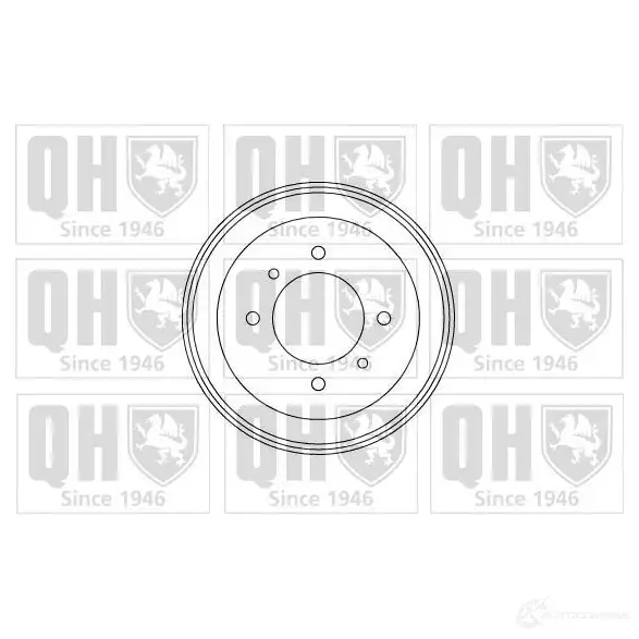 Тормозной барабан QUINTON HAZELL 5016593606500 YY3 UUCZ bdr314 648011