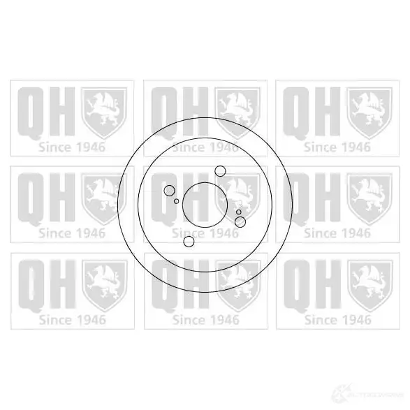 Тормозной барабан QUINTON HAZELL bdr547 648110 KPL1NQ B 5016593607552