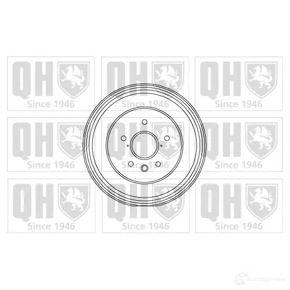 Тормозной барабан QUINTON HAZELL bdr315 5016593606517 648012 LF 4FLE6