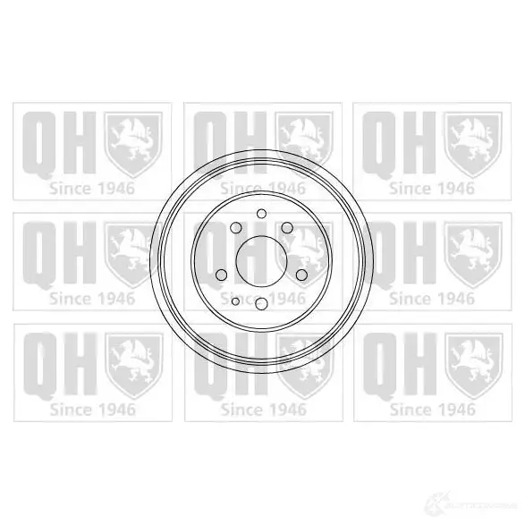 Тормозной барабан QUINTON HAZELL 5016593402652 VICM N bdr166 647940