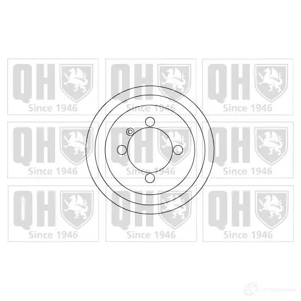 Тормозной барабан QUINTON HAZELL 647959 bdr212 5016593280854 QW MI5