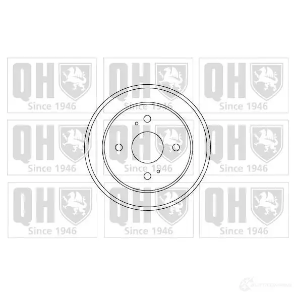 Тормозной барабан QUINTON HAZELL 5016593607545 648109 8 CGH7 bdr546