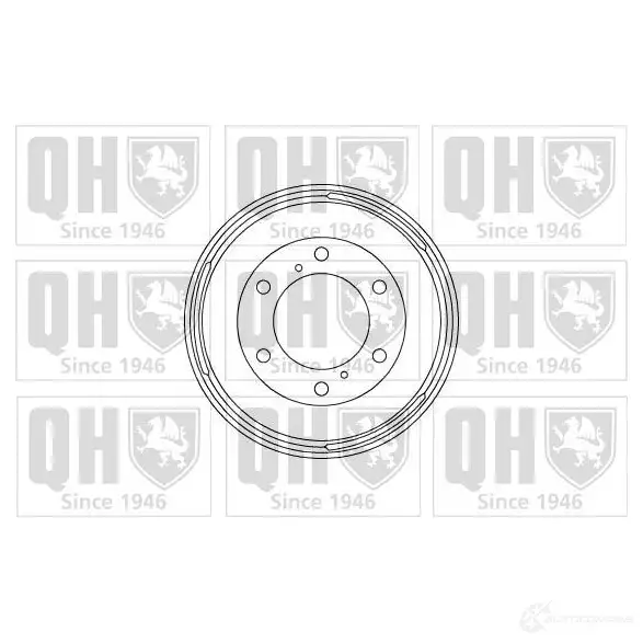 Тормозной барабан QUINTON HAZELL Q 9WPKM bdr285 647998 5016593384910