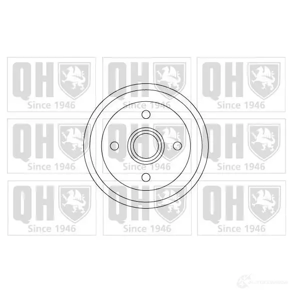 Тормозной барабан QUINTON HAZELL VZ9EE JA 648101 bdr533 5016593607453