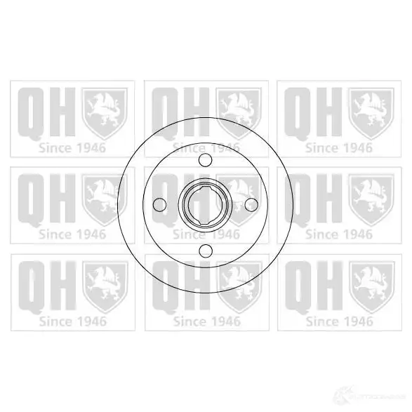 Тормозной барабан QUINTON HAZELL 5016593606999 648056 PPU 6E bdr403