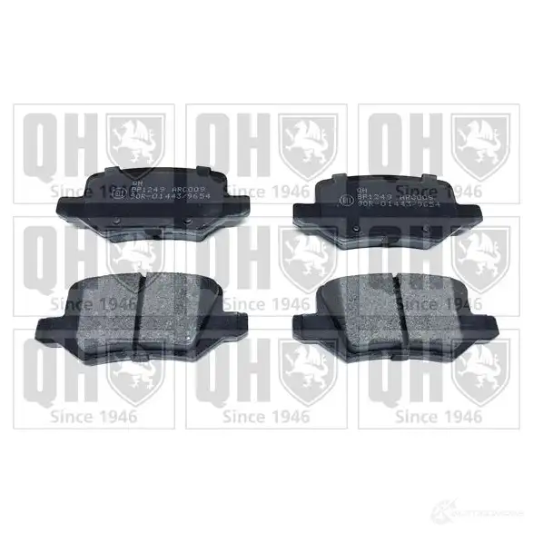 Тормозные колодки, комплект QUINTON HAZELL 2 3138 bp1249 MD279M8 650280