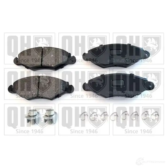 Тормозные колодки, комплект QUINTON HAZELL 23598 2 3597 bp1304 650339