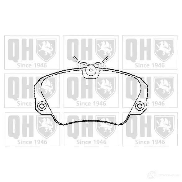 Тормозные колодки, комплект QUINTON HAZELL FY3WT 651274 2136 8 bp694