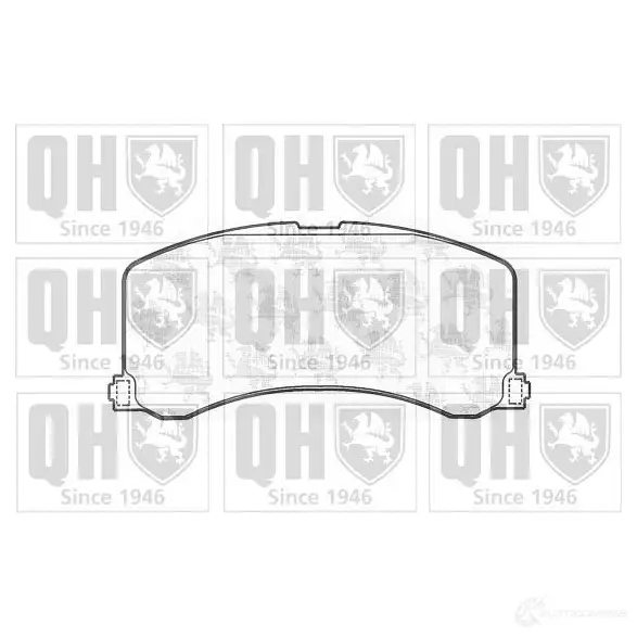 Тормозные колодки, комплект QUINTON HAZELL 234 00 650198 bp1167 QYDF7LX изображение 0