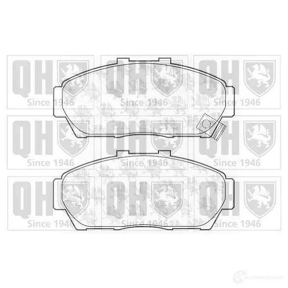 Тормозные колодки, комплект QUINTON HAZELL 23 566 bp1202 YHXA65B 650234