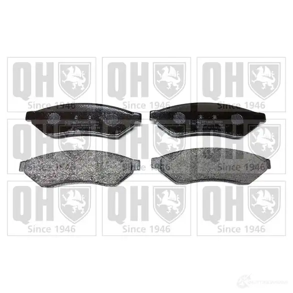 Тормозные колодки, комплект QUINTON HAZELL bp1442 650483 2399 4 YU1G4DG